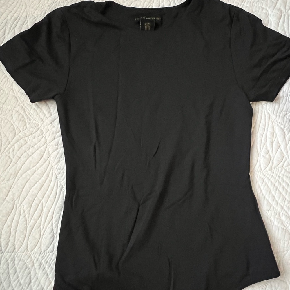 House of Harlow 1960 Black Short Sleeve Tee